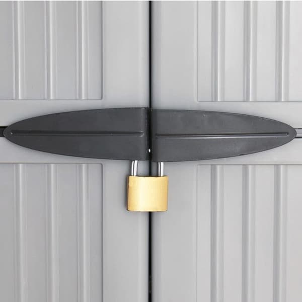 vidaXL Plastskåp 68x39x171,5 cm