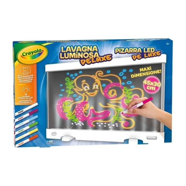 LED-tavla - CRAYOLA - 25-7246 - Blå - Rektangulär - Nutida design