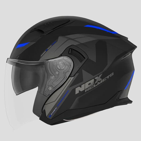 Nox N130 Klint jetmotorcykelhjälm