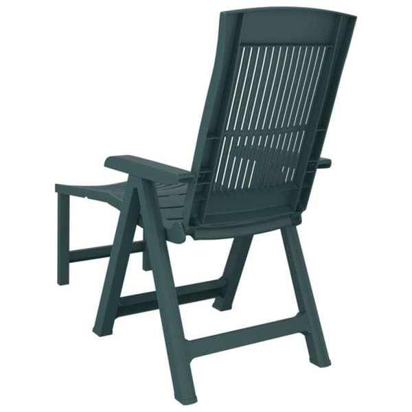 vidaXL Lounge Chair Grön Plast 364706