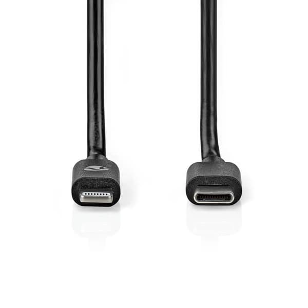 Nedis Lightning Kabel | CCGP39650BK20 | Svart