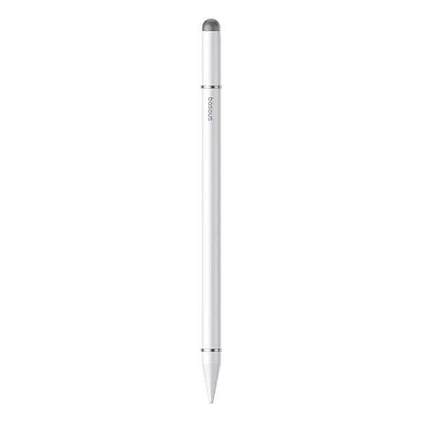 Passiv 3-i-1 stylus - HENDI - Smooth Writing III - Magnetisk - Aluminium - Vit