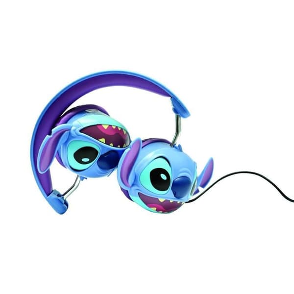 Fällbara stereohörlurar Stitch med volymbegränsning