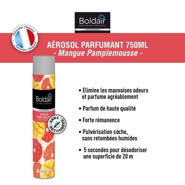 Parfym BOLDAIR - Mango grapefrukt - 750 ml