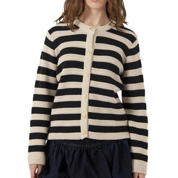 Beige/Svart Väst Dam YAS 26037607