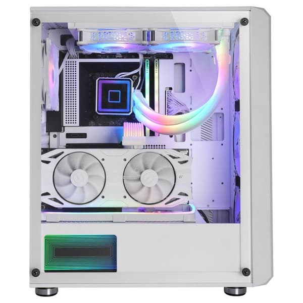 Gaming Chassi ATX - Mars Gaming - MC-VAULT - 4 ARGB-fläktar - Mesh-panel - Härdat glas