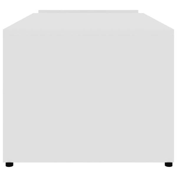 vidaXL Soffbord Vit 90x45x35 cm Spånskiva