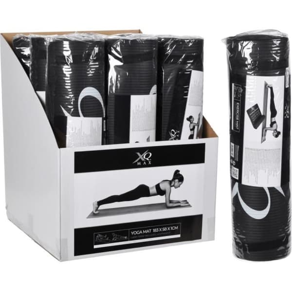 XQ Max Yogamatta 183x58x1 cm Svart