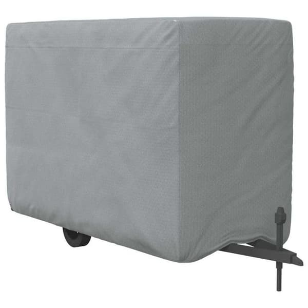 Hästhållare grå 334x148x230 cm i icke-vävd textil