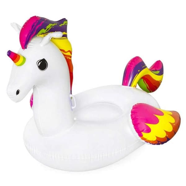 BESTWAY XXL ridande unicorns float 224 x 164 cm