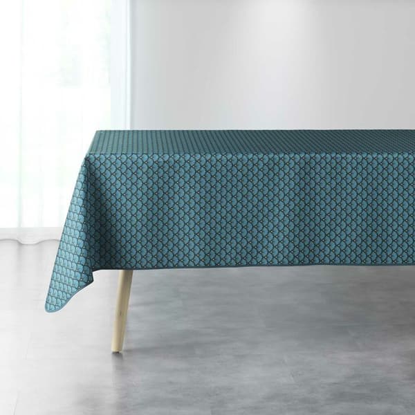 Tryckduk "Art Chic" 150x240cm Blå