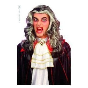 Lång vampyrperuk herr skräck