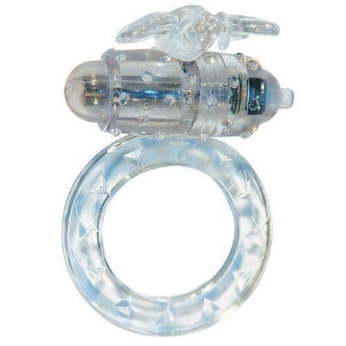 Toy Joy Manpower Fladderring Klar vibrerande ring