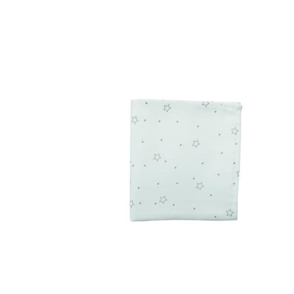 Maxi stjärntryck swaddle - Grå - 120 x 120 cm