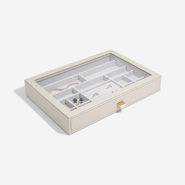 Stackers smyckeskrin - 75813 - Supersize Oatmeal Glas Top Låda