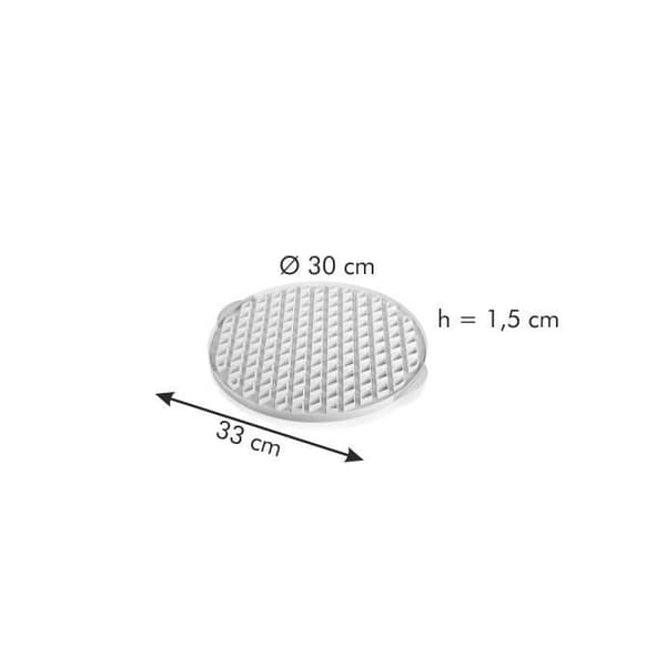 Skärform - Tescoma - 630898 - Plast - 2 delar - Diameter 30 cm
