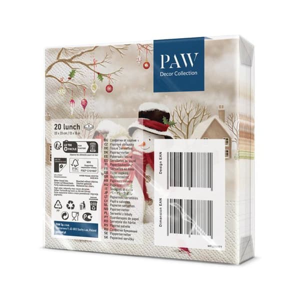 Servett Paw dekor kollektion - SDL098500