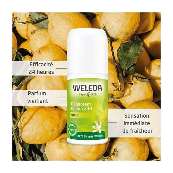 Weleda Deodorant Roll-on 24 H med Citrus 50 ml