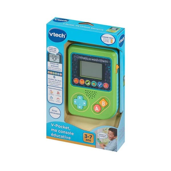 VTECH - V-POCKET, MIN UTBILDNINGSKONSOL - Grön