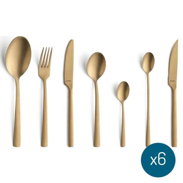 Amefa Bestickset 42 delar Manille Guld