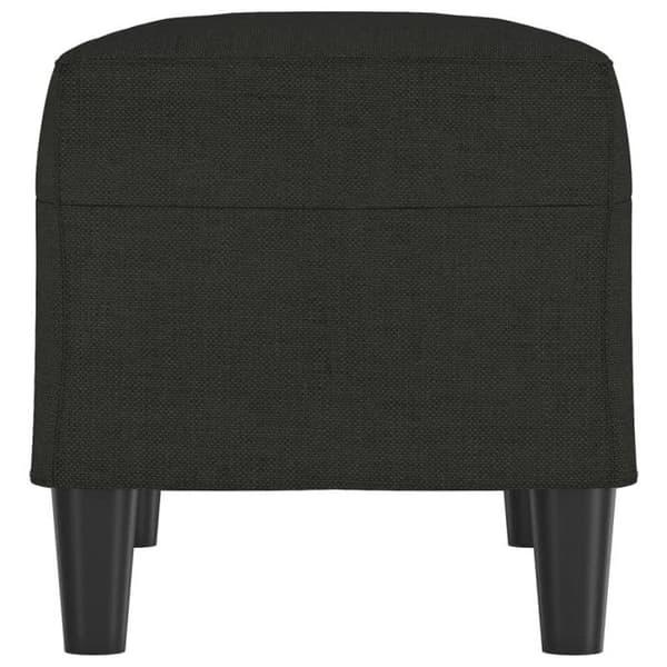 Bänk - Svart - 70x35x41 cm - 100% polyester - Modern stil