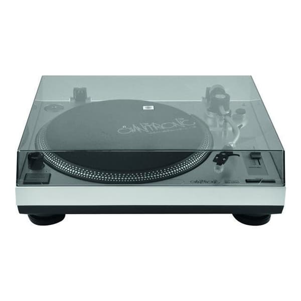 Skivspelare - OMNITRONIC - BD-1350 SCHWARZ - Rem - Diskantkontroll - Dammskydd