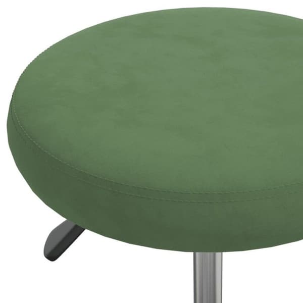 vidaXL Massagepall Sammet Mörkgrön