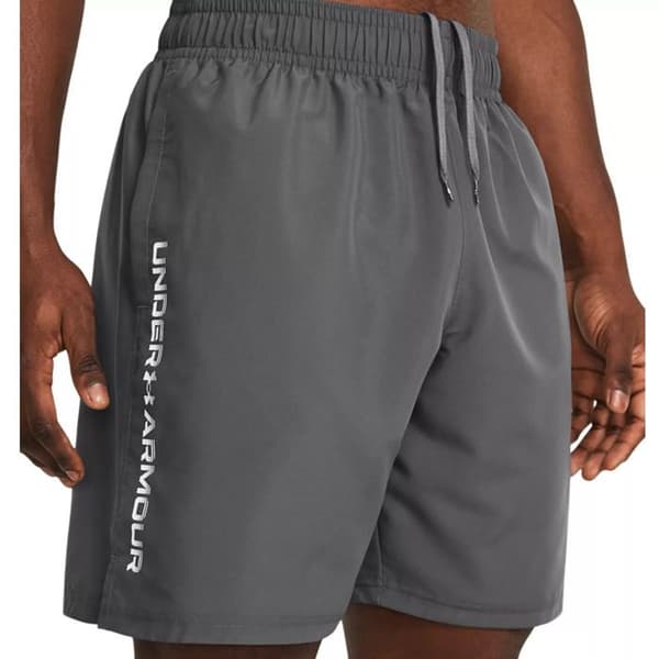 Kort Tissé Teknik - Under Armour - Man - Grå - 100% Polyester - Regular Passform