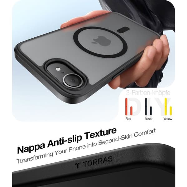 Coque Torras Guardian Magnetic Series för iPhone 17 - Klar