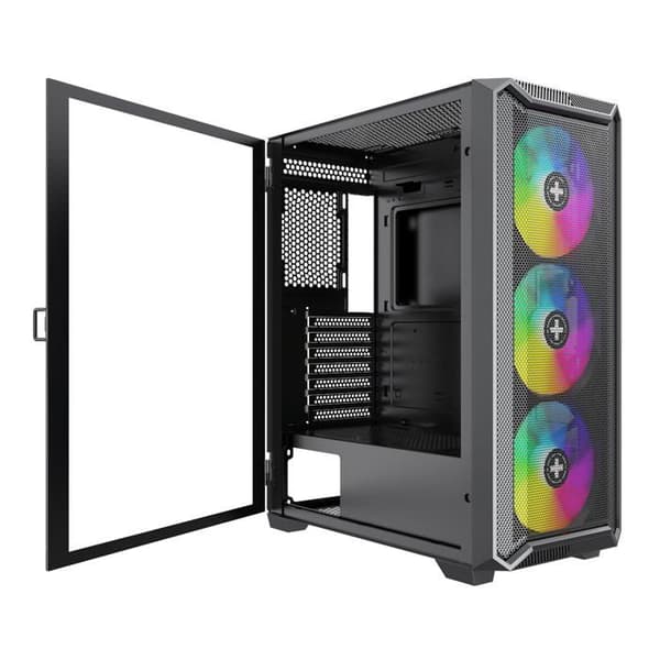 PC-chassi - XILENCE - X613 XILENT BLADE II - ARGB - Mesh - Härdat glas