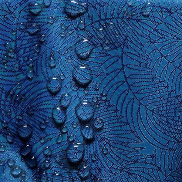 Bordduk - Gaia - Rund - Diameter 140 cm - Pressad växtindigo