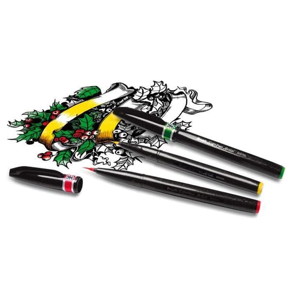 Pentel Pennarello Brush Sign Pen Artist Viola