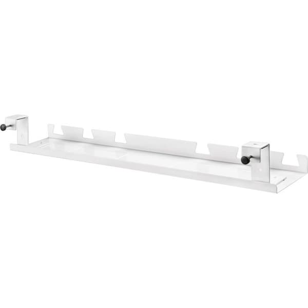 Inline ® Skrivbordsset Kabelrör/hylla för montering under bord Vit