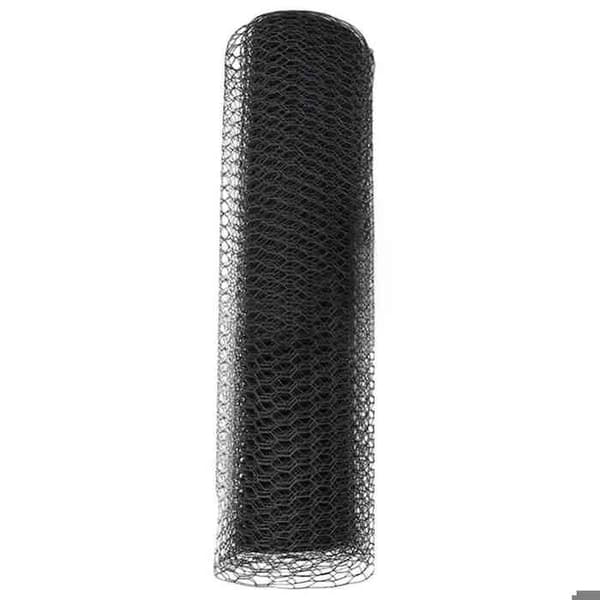 vidaXL Hexagonal stängsel Grå 0,8 x 100 m PVC 42005602