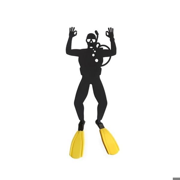 Bokmärke - BALVI - Scuba - plast - svart - lätt