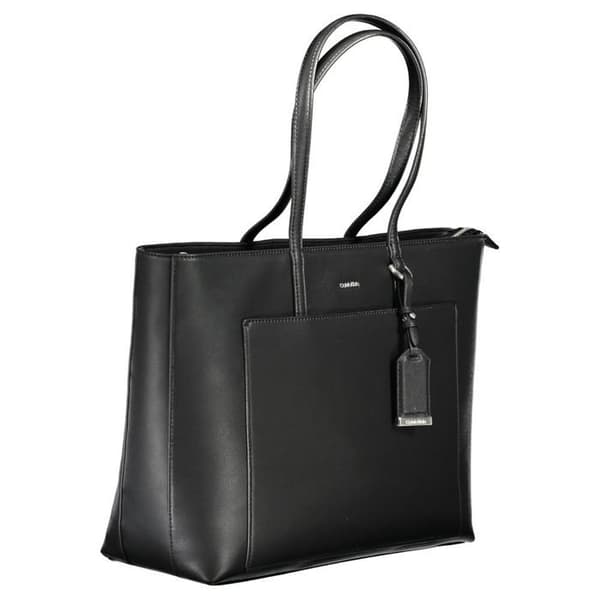Calvin Klein Svart Polyester Damhandväska