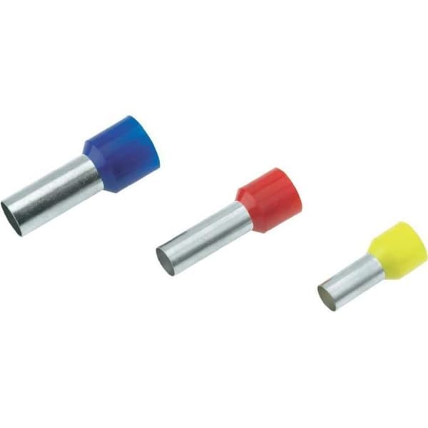 Ändproppar med krage - Cimco 182201 - 0,75 mm² - 10 mm - Förpackning 100 st