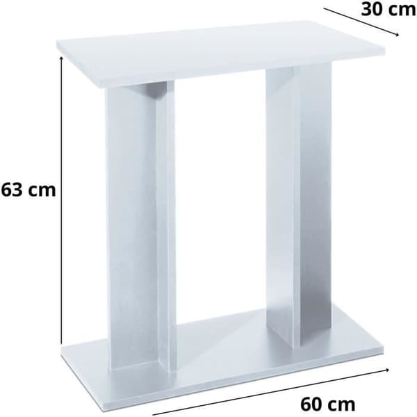 Möbel 60 cm för Akvarium - Vit - Lätt att montera - Modern design