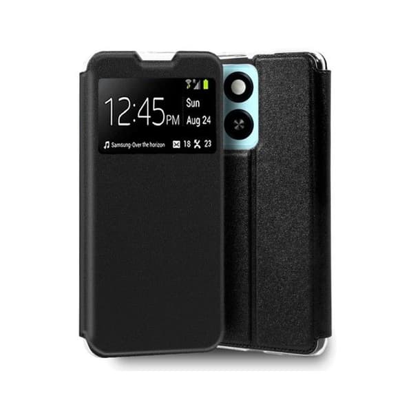 Svart Flip Cover för ZTE Blade A55 / A35
