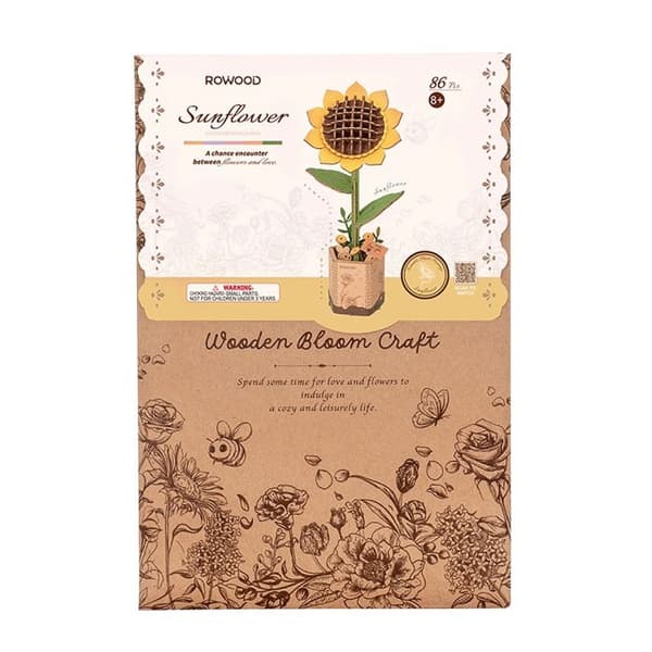 Träblomma Hantverk: Solrosen