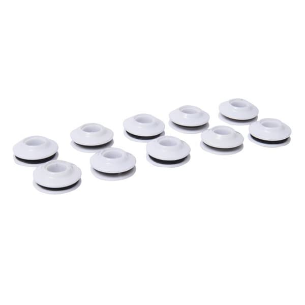 Självperforerande ögon WERKA PRO 10-pack vit