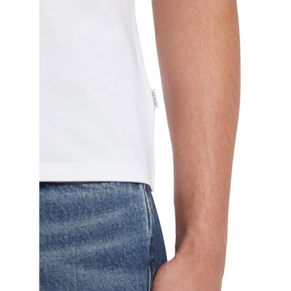 Slim T-shirt med broderad Guess-logotyp