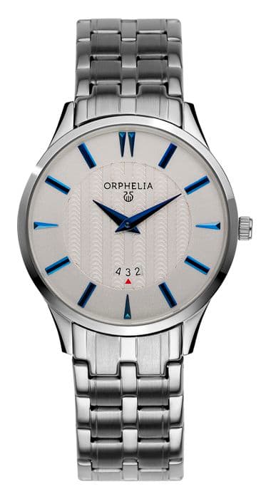 Klocka - ORPHELIA - OR62501 - Kvarts - Analog - Rostfritt stål - Silver