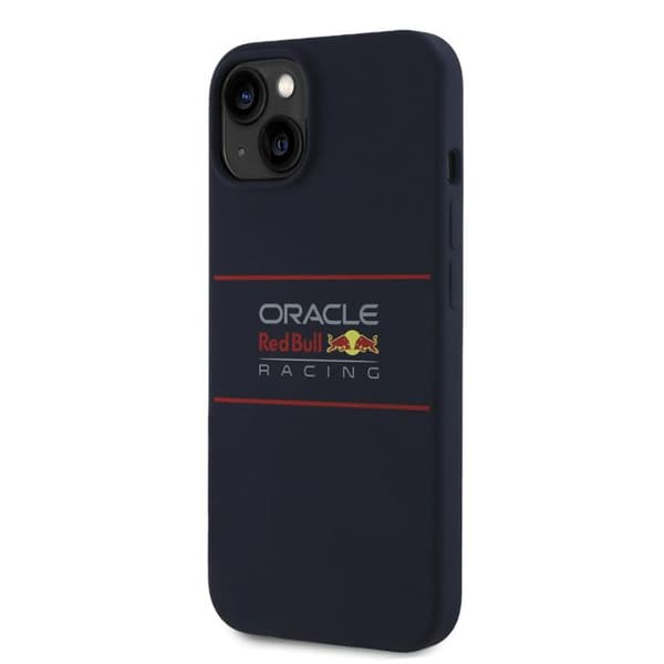 Mobilskal - RED BULL RACING - iPhone 14 - Silikon - Centrerad logotyp - Robust