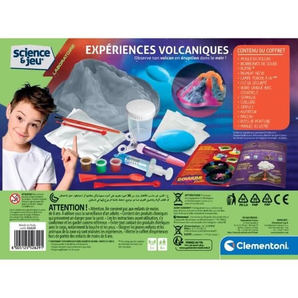 Clementoni - 52629 - Vulkaniska upplevelser