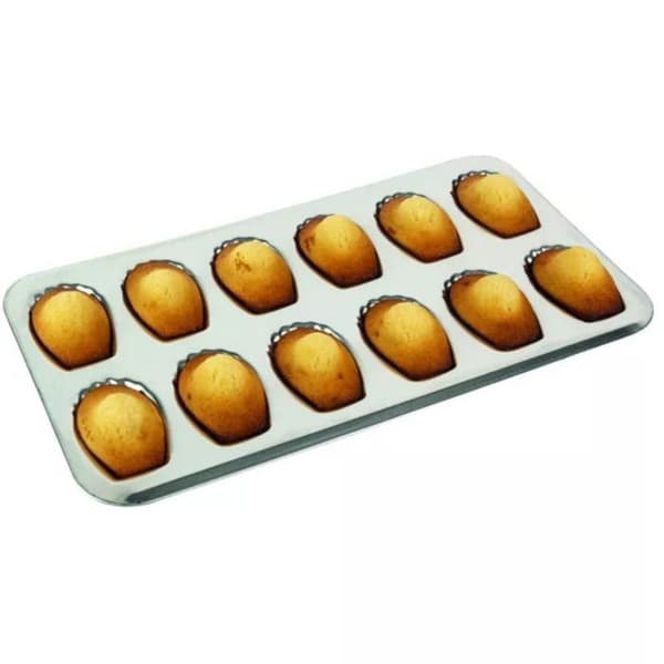 Moule 12 madeleines i plåt - Gobel - Bakverksplåt