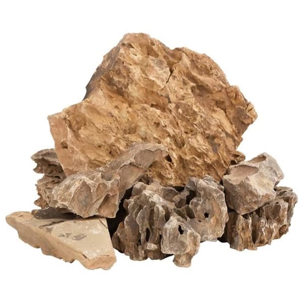 vidaXL Drakstenar 25 kg brun 5-30 cm 155304