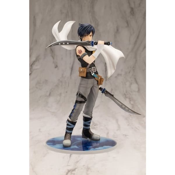 Statuett - KOTOBUKIYA - Joshua Bright - Skala 1/8 - 23 cm - Grå