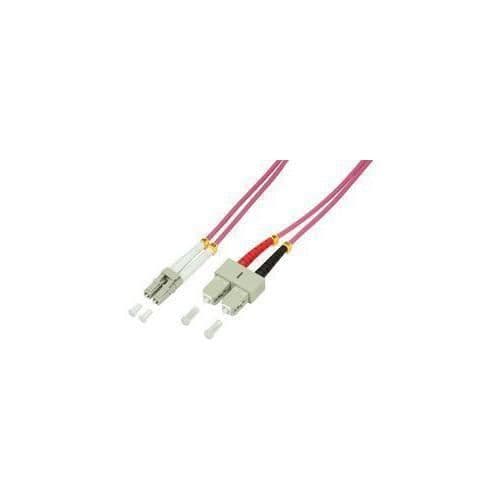 LogiLight fiberoptisk oM4 patchkabel 50/125 lC-sC 1 m