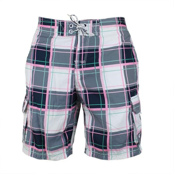 Badshorts pojke - SRK - ECLIF - Rosa - 100% polyester - Elastisk midja med snören